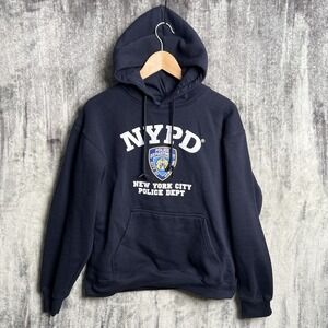 NYPD Official City Of New York Police Department Pullover Hoodie Unisex Medium